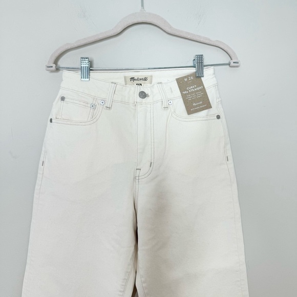 NWT Madewell The Curvy '90s Straight Jean Vintage Canvas Size 26 - Picture 5 of 9